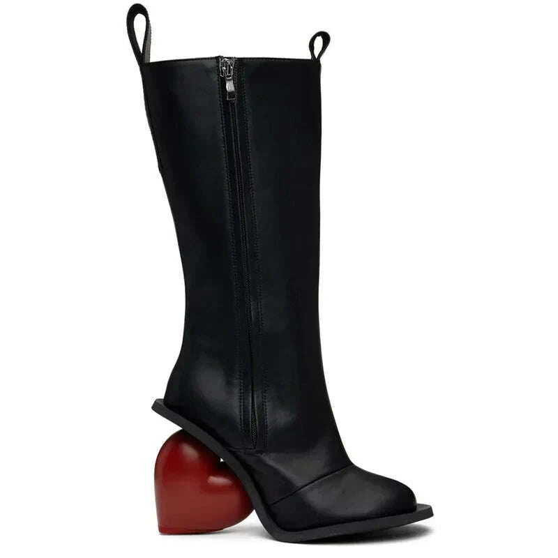 kimlud-new-retro-sexy-round-toe-peach-heart-heel-side-zipper-knee-high-boots-european-american-fashion-show-color-blocked-womens-boots-kimlud-womens-clothes-35044475