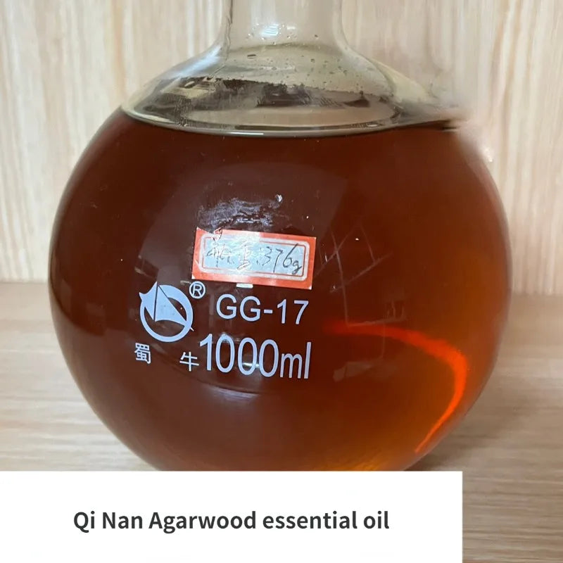 Qinan Agarwood Essential Oil Natural Pure High Oil Raw Material Suitable for Wrist Smear Lasting Fragrance Home Indoor Incense