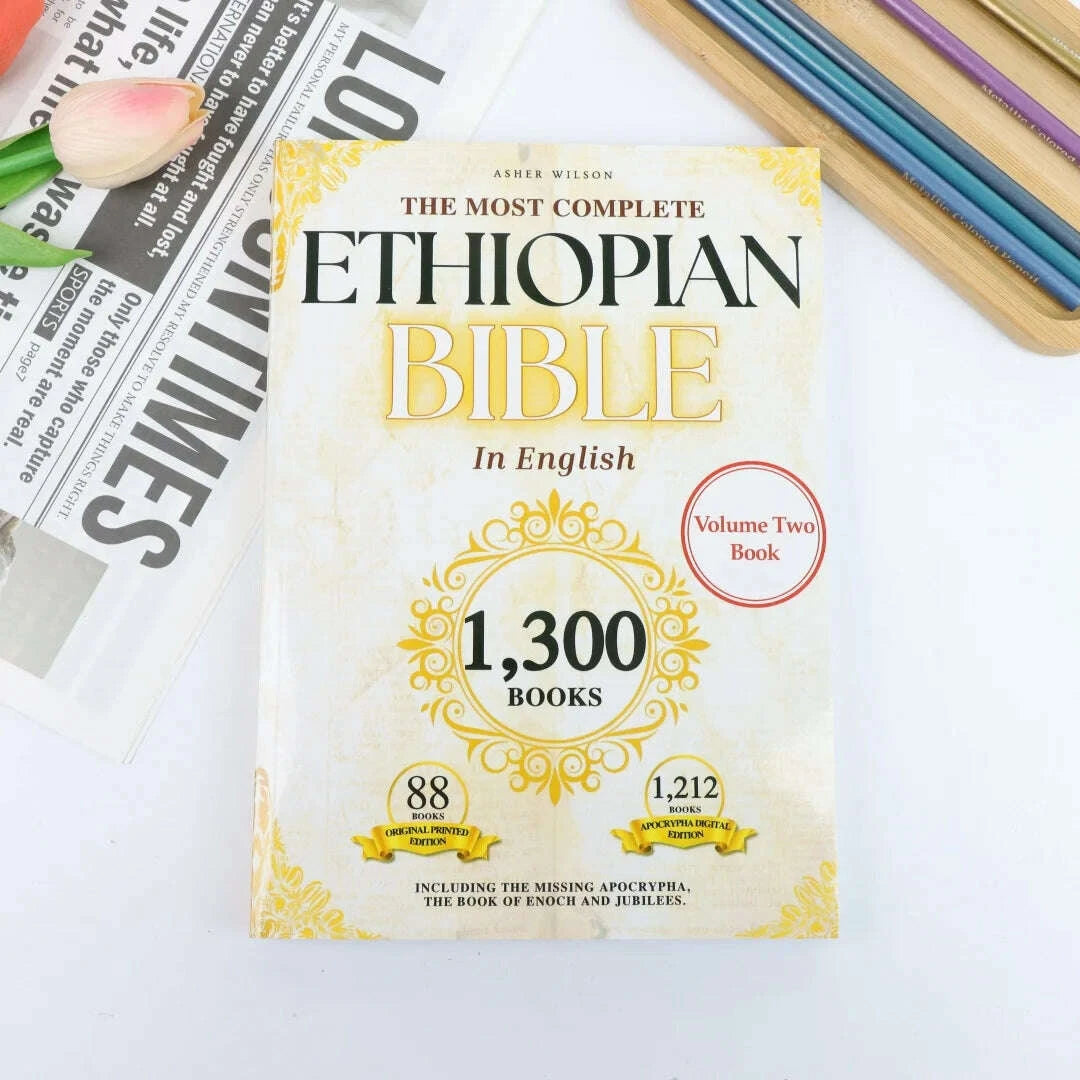 (Two-Pack) THE COMPLETE ETHIOPIAN BIBLE in English 88 Scriptures: including Missing Apocrypha, Book of Enoch, Jubilees.