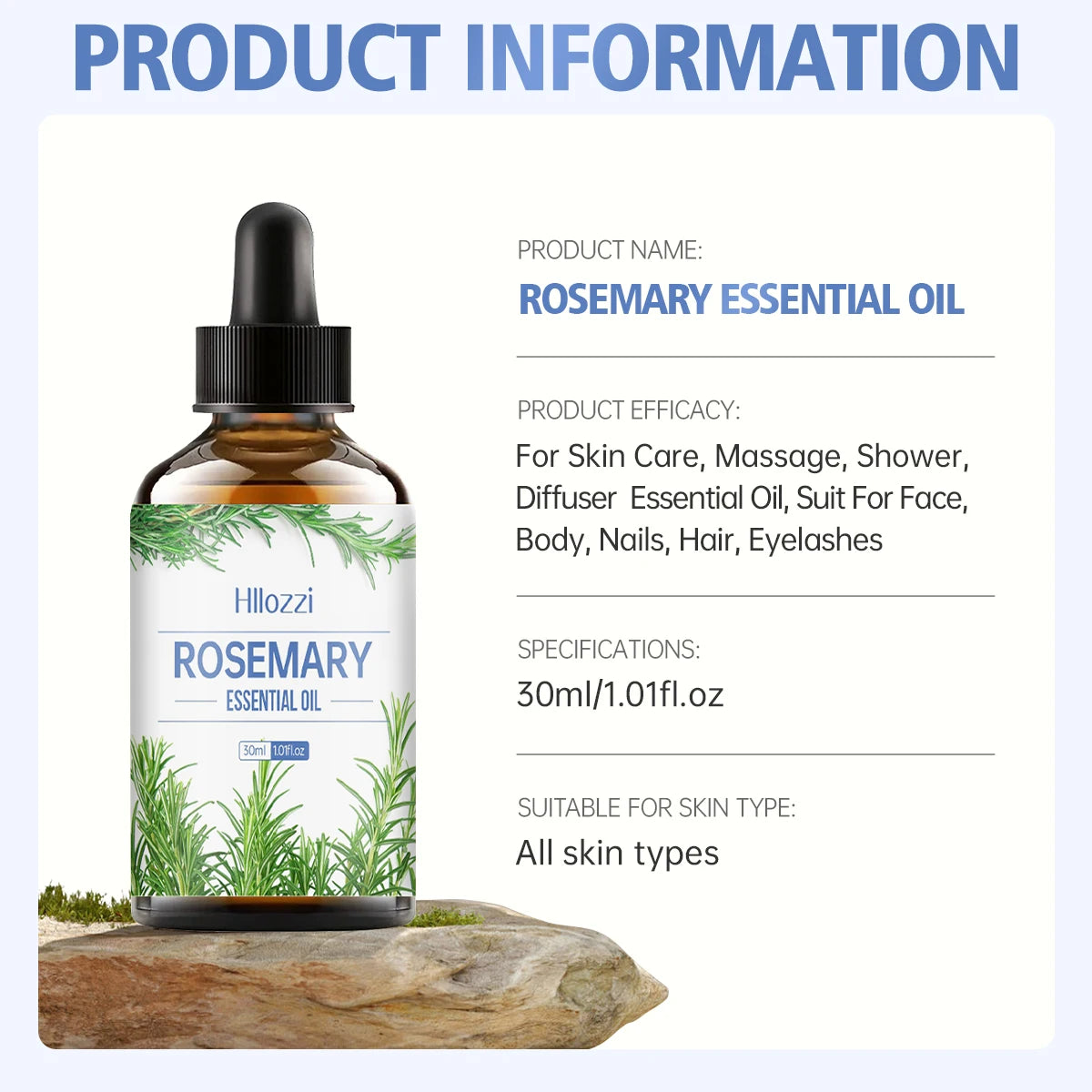 Rosemary essential oil hair care scalp massage skin care high quality essential oil suitable for all hair types nourishing care
