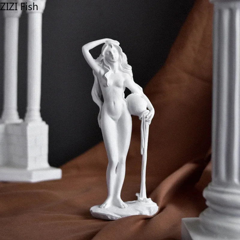 Mythological Figures Venus Goddess Statue Desk Decoration Ornaments Creative Characters Resin Sculpture Room Aesthetic Decor