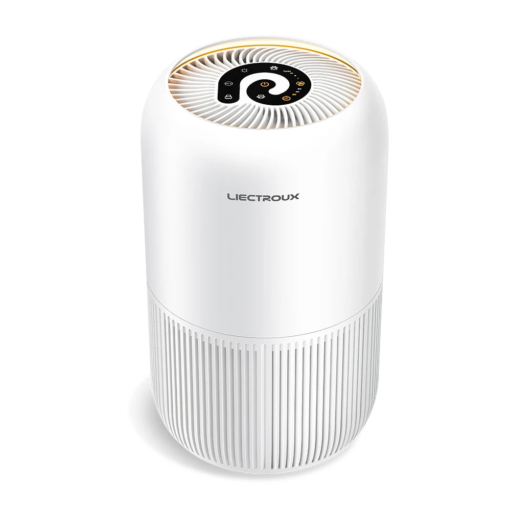 Liectroux TR-8080  Hot Selling H13 Hepa Filter UV-C Sterilization Mute Desktop Air Purifier