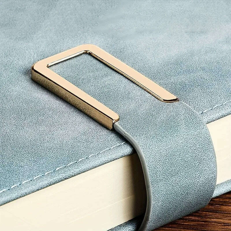 A5 Thickened Deer Head Notebook Business PU Soft Leather Notepad With Horizontal Lines School Office Supplies Stationery - KIMLUD