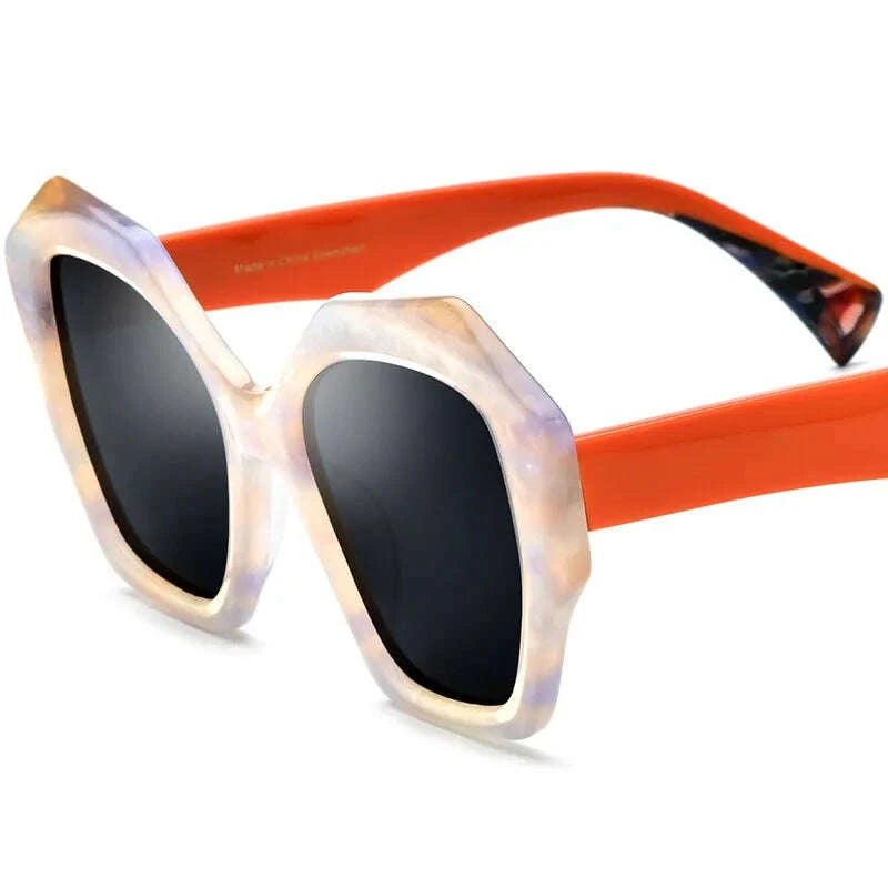 Accessories Two-Tone UV Protection Sunglasses Acetate Light Green | KIMLUD
