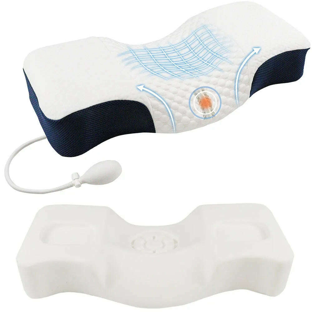 KIMLUD, Adjustable Cervical Contour Memory Foam Pillow for Neck Pain Orthopedic Neck Pillow for Shoulder Pain Ergonomic Head Neck, KIMLUD Womens Clothes