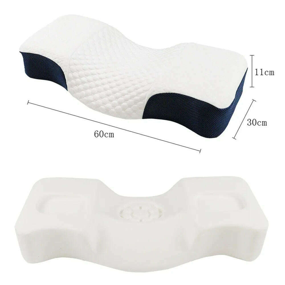 KIMLUD, Adjustable Cervical Contour Memory Foam Pillow for Neck Pain Orthopedic Neck Pillow for Shoulder Pain Ergonomic Head Neck, KIMLUD Women's Clothes