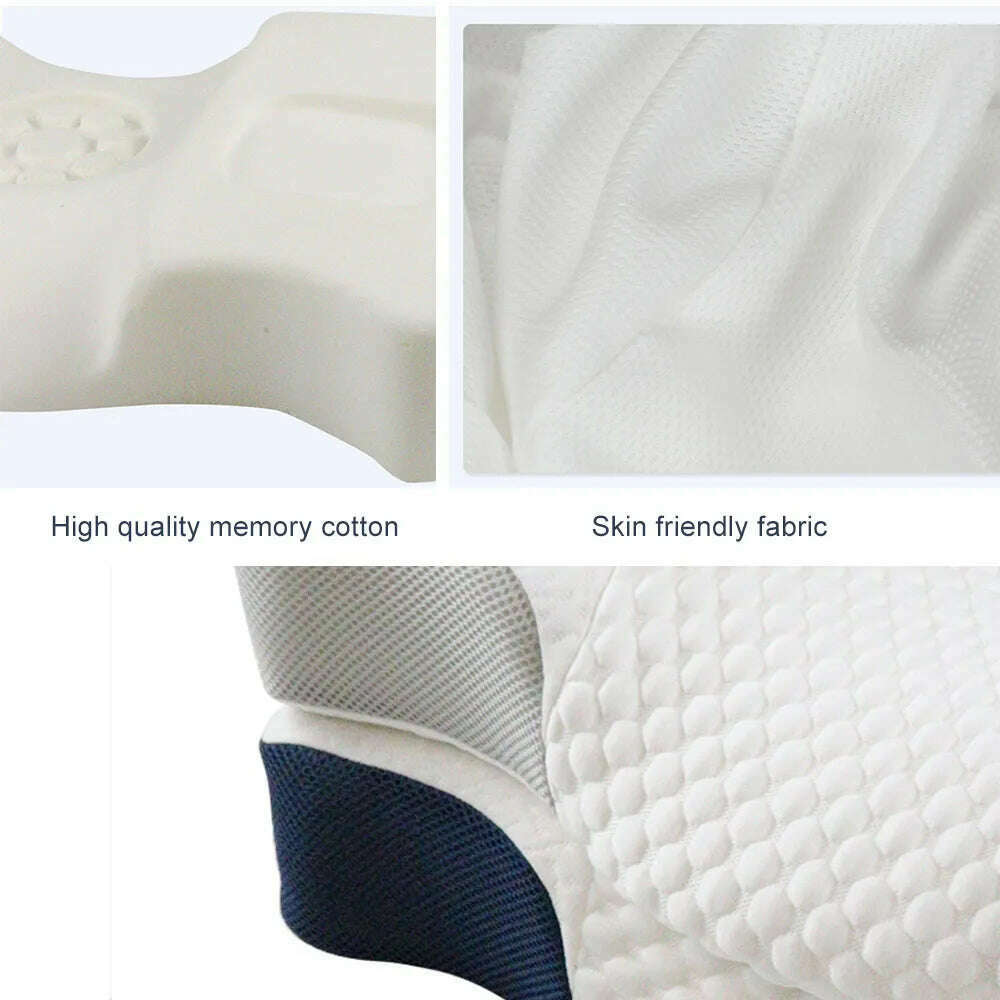 KIMLUD, Adjustable Cervical Contour Memory Foam Pillow for Neck Pain Orthopedic Neck Pillow for Shoulder Pain Ergonomic Head Neck, KIMLUD Womens Clothes