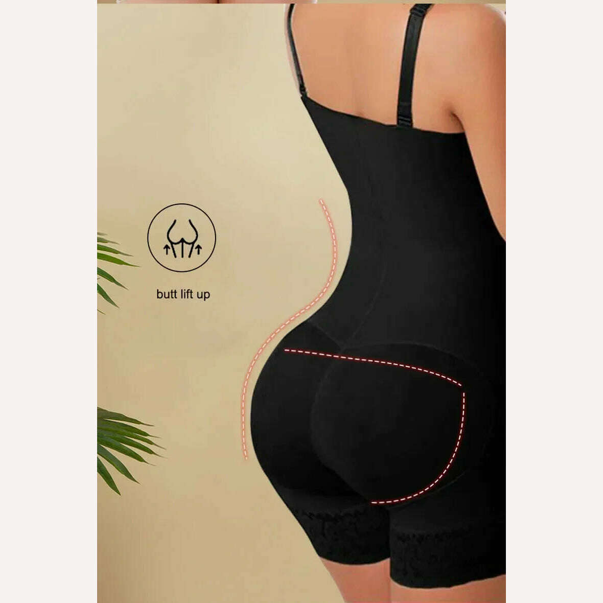 KIMLUD, AfruliA Fajas Colombiana Girdle Full Body Shaper Lift Up Butt Lifter Bodysuits Tummy Control Panties Waist Trainer Thigh Slimmer, KIMLUD Women's Clothes