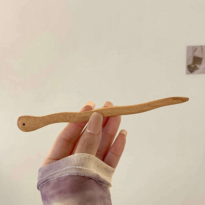 AISHG Vintage Wood Hair Sticks Women Chinese Style Sandalwood Hair Pins Elegant Female Hairpins Wedding Jewelry Hair Accessories - KIMLUD