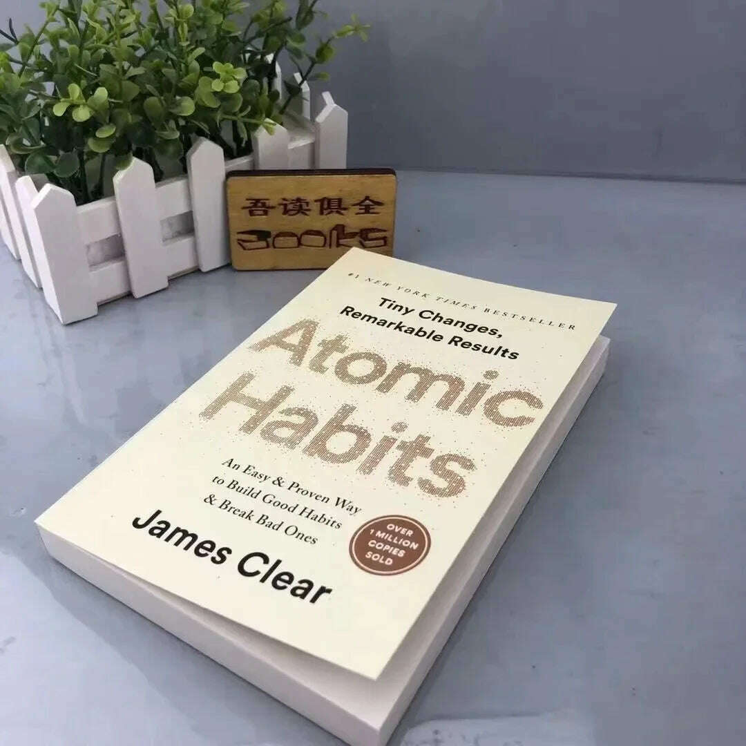KIMLUD, Atomic Habits By James Clear An Easy & Proven Way Self-management Self-improvement Adult Reading Book, Atomic Habits, KIMLUD APPAREL - Womens Clothes