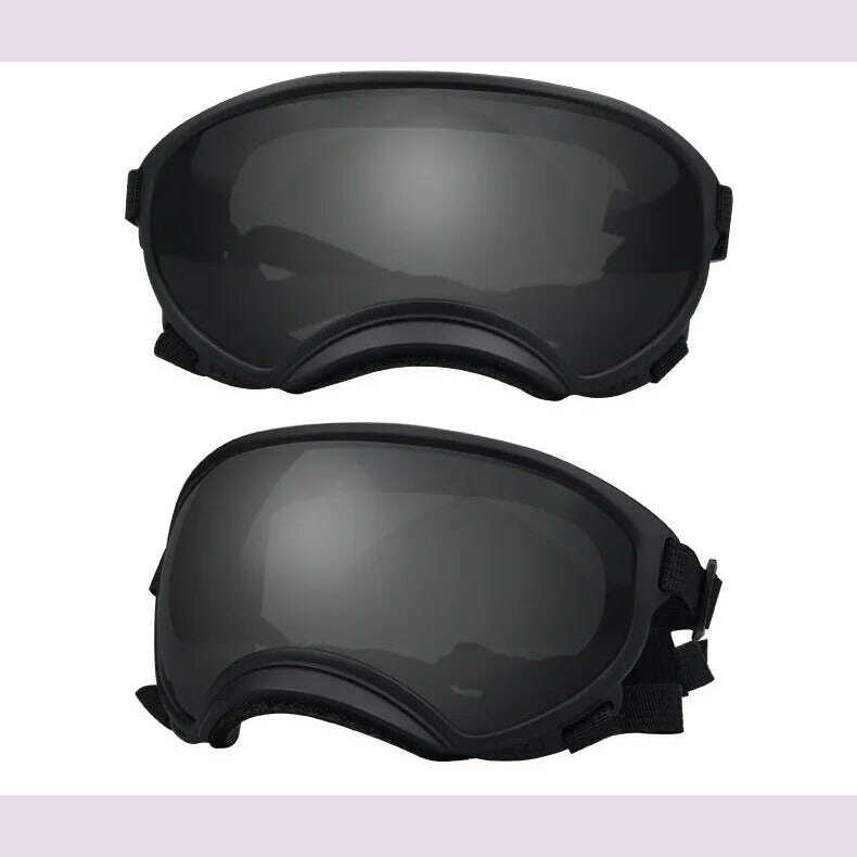 ATUBAN Dog Goggles Anti UV Strong Impact Resistance Adjustable Elastic Puppy Large Breed Dog Goggles Breathable Pet Sunglasses - KIMLUD
