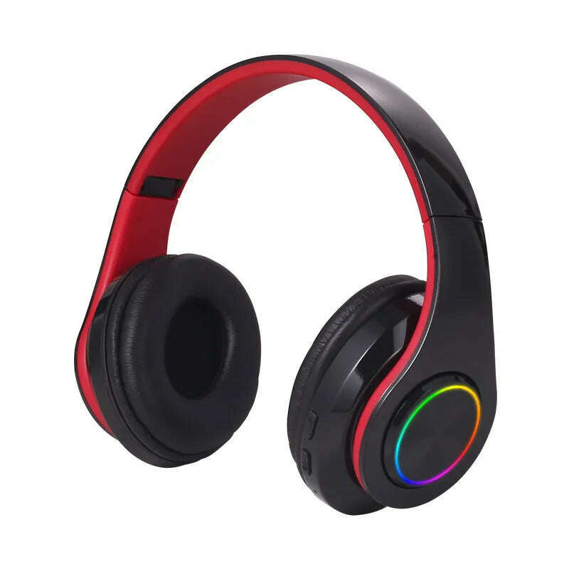 KIMLUD, B39 Headphone With Wireless Bluetooth Colorful Light Pluggable Card Game Music Movement Bluetooth Headset for Phone, KIMLUD Womens Clothes