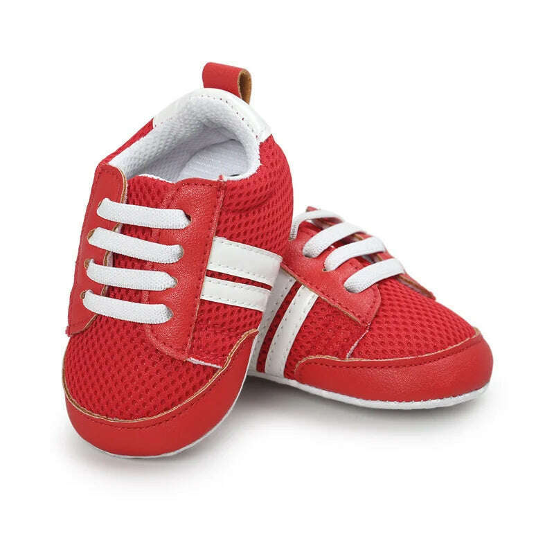 KIMLUD, Baby Boy Girl Moccasins Shoes Infant PU Leather First Walkers Non-slip Soft Newborn Sneakers Sport Crib Baby Shoes Boys Footwear, KIMLUD Womens Clothes
