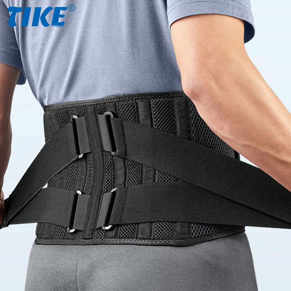 KIMLUD, Back Brace Lower Back Pain Relief with 7 Stays, Adjustable Back Support Belt, Anti-skid Lumbar Support for Sciatica Scoliosis, L XL, KIMLUD APPAREL - Womens Clothes