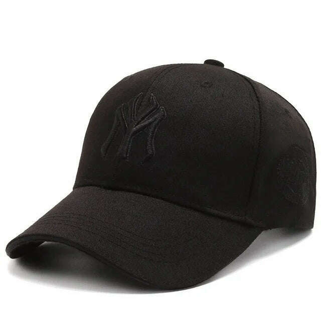 KIMLUD, Baseball Cap Adorable Sun Caps Fishing Hat for Men Women Unisex-Teens Embroidered Snapback Flat Bill Hip Hop Hats, black, KIMLUD Women's Clothes