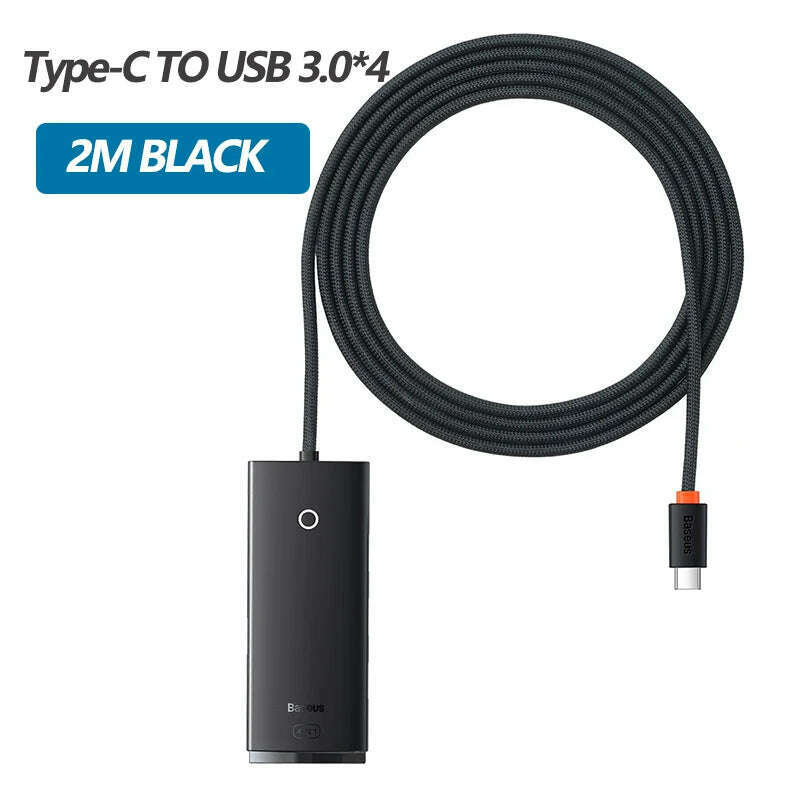 KIMLUD, Baseus USB HUB Adapter 4 in 1 USB Type C to USB 3.0 HUB Splitter Adapter for MacBook Pro Air Huawei Mate 30 Docking Station HUB, KIMLUD Womens Clothes