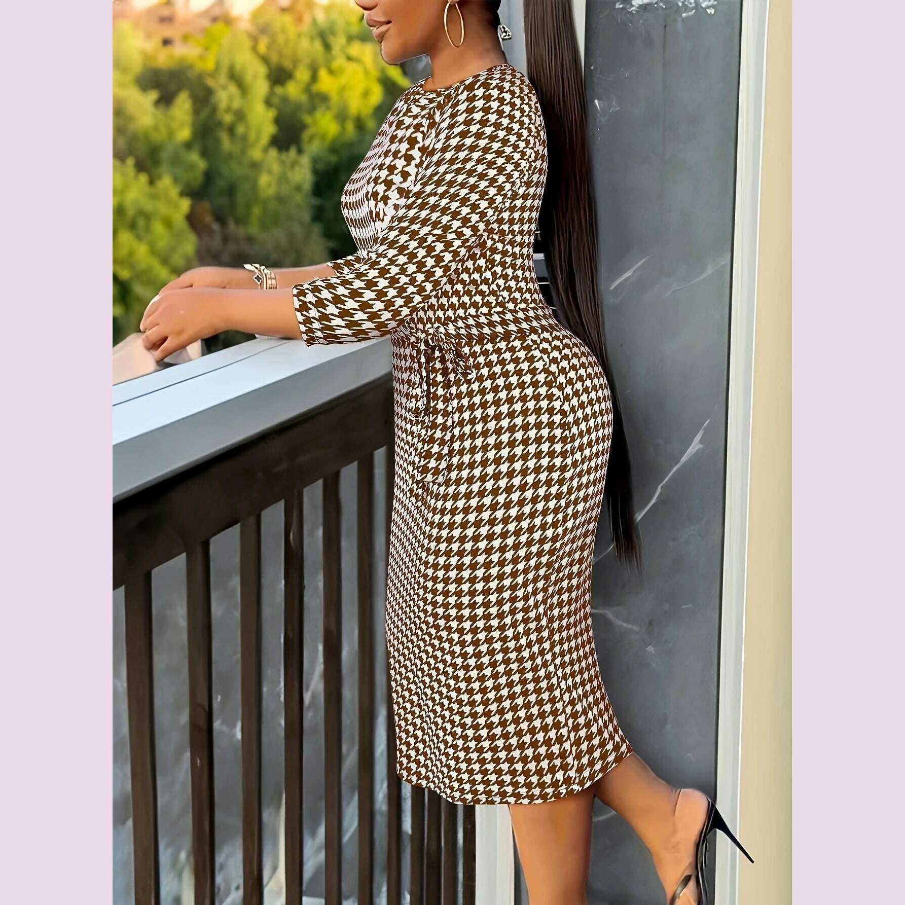 plus-size-houndstooth-glamour-dress---flattering-34-sleeves-bodycon-fit-with-belted-waist---perfect-for-spring-fall---curvy-womens-fashion-essentialkimlud-womens-fashion-34625620
