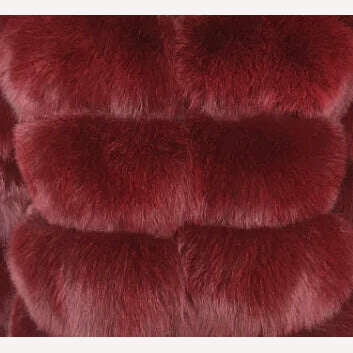 KIMLUD, BFFUR Short Real Fox Fur Coats Women 2022 Winter Fashion Natural Whole Skin Genuine Fox Fur Jackets With Fur Collar Overcoats, KIMLUD Women's Clothes