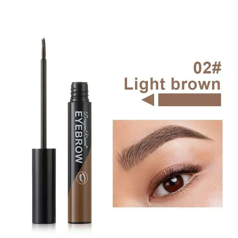 KIMLUD, Black Brown Peel-off Eyebrow Gel Tint Makeup Waterproof Lasting Eye Brow Enhancers Liquid Gel Tear Wear Easy Natural Brow Tattoo, A02, KIMLUD Womens Clothes