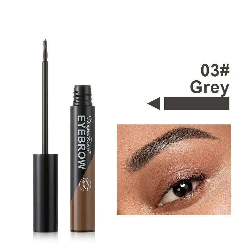 KIMLUD, Black Brown Peel-off Eyebrow Gel Tint Makeup Waterproof Lasting Eye Brow Enhancers Liquid Gel Tear Wear Easy Natural Brow Tattoo, A03, KIMLUD Womens Clothes