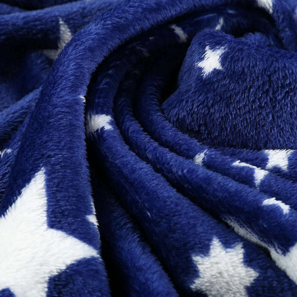 KIMLUD, Blanket Super Soft Warm Solid Warm Micro Plush Fleece Star Blanket Throw Rug Sofa Bedding 2020, KIMLUD Womens Clothes