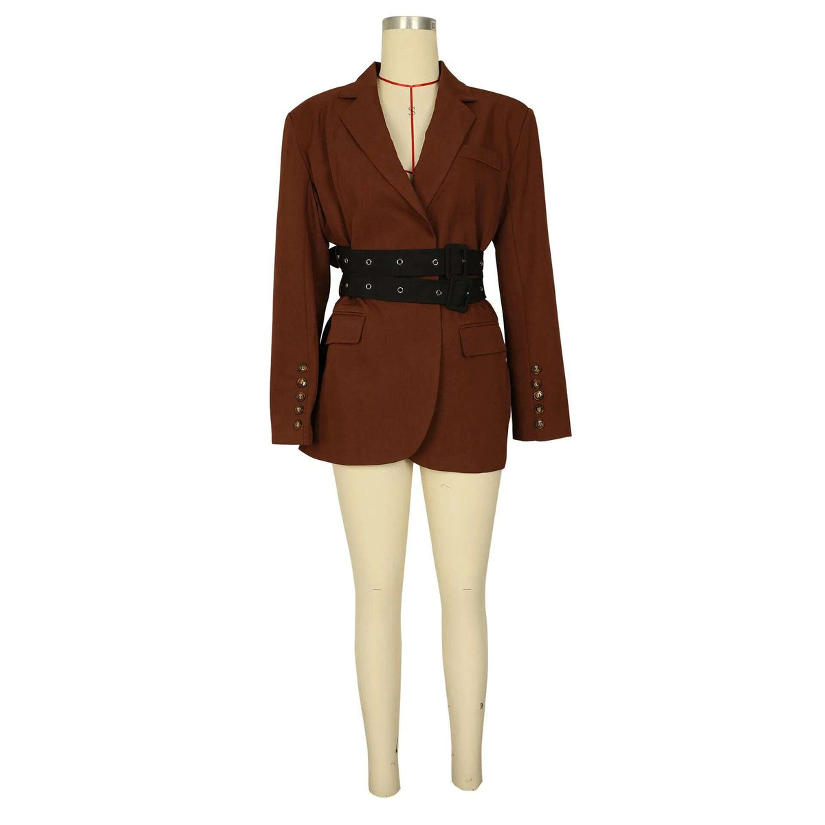 Blazer Coat - Lapel Blazer - Oversized Silhouette | KIMLUD