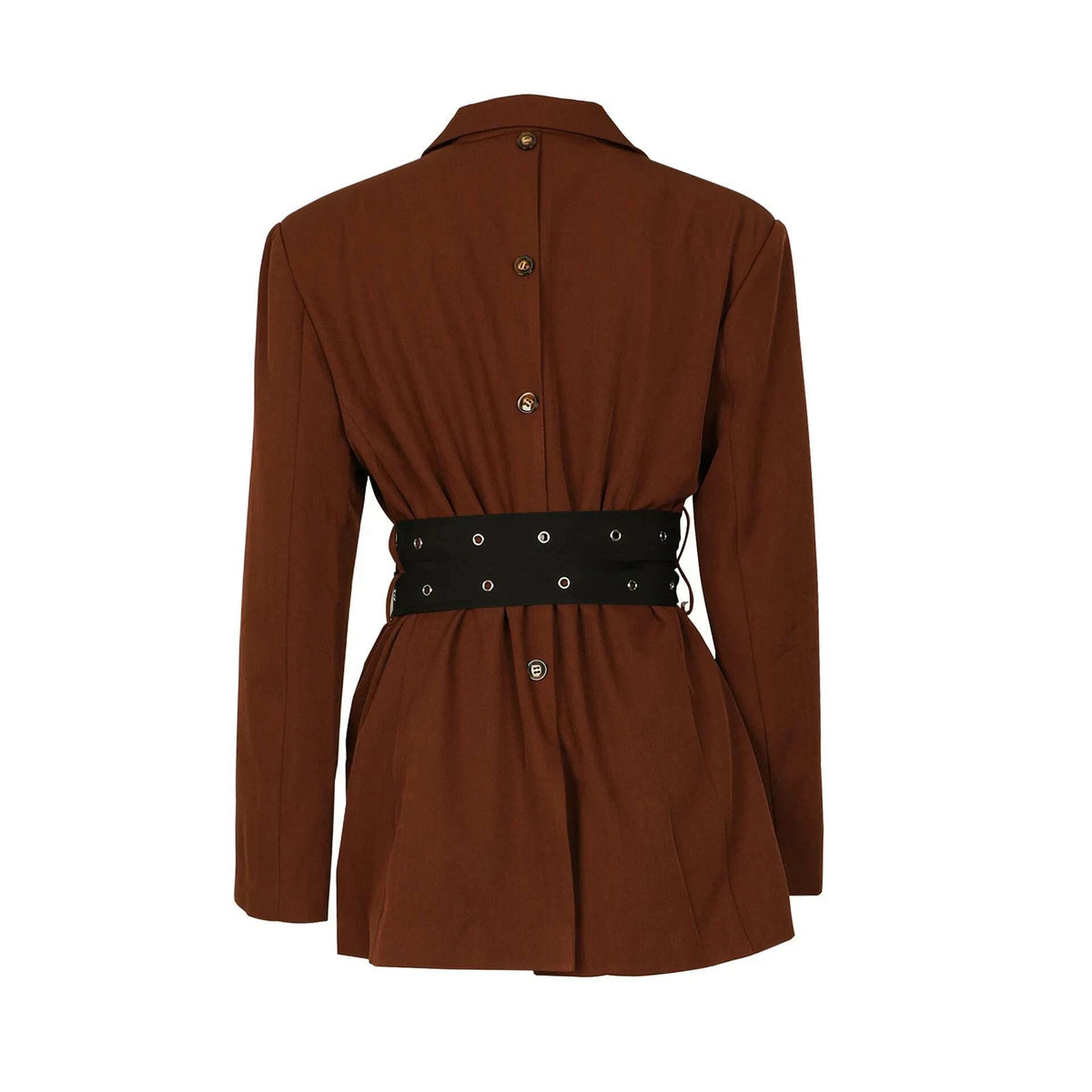 Blazer Coat - Lapel Blazer - Oversized Silhouette | KIMLUD