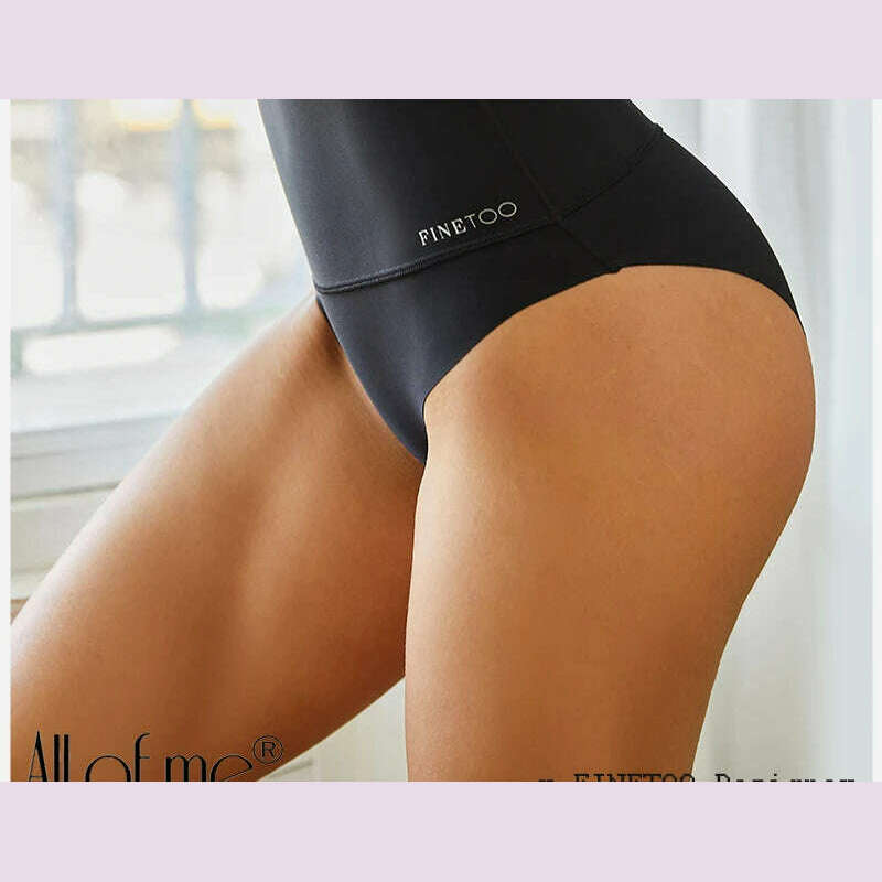 Bodyshaper High Waist Seamless Panties Women Underwear Anti-bacteria Soft Crotch Briefs for Female Intimates Lingerie Shapewear - KIMLUD