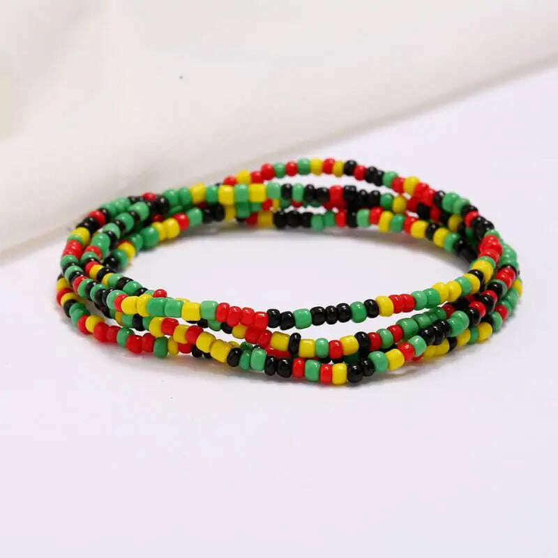 KIMLUD, Bohemia Elastic Waist Belly Chain African Belly Chain Waist Beads Body Chain  Women Girls Body Summer Boho Jewelry Accessories, KIMLUD Womens Clothes