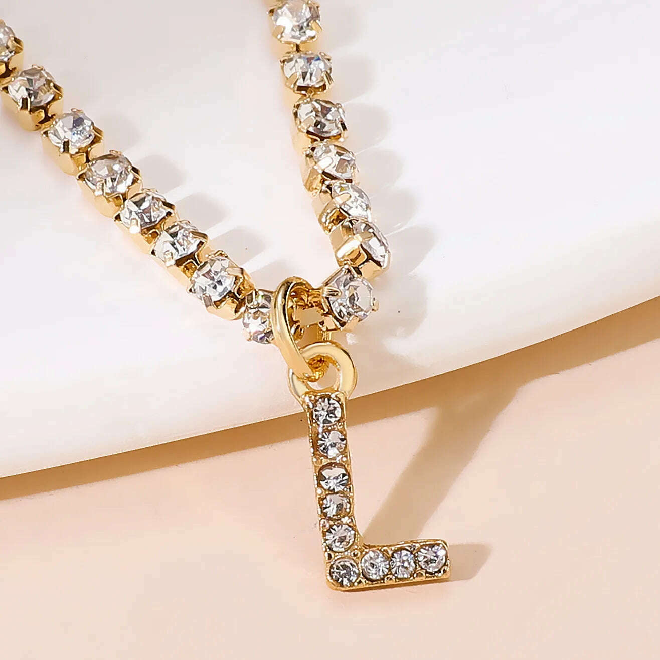 Bohemia Vintage Rhinestone 26 Letter Anklet For Women Summer Beach Initial Ankle Bracelet On the Leg Foot Jewelry Birthday Gifts - KIMLUD