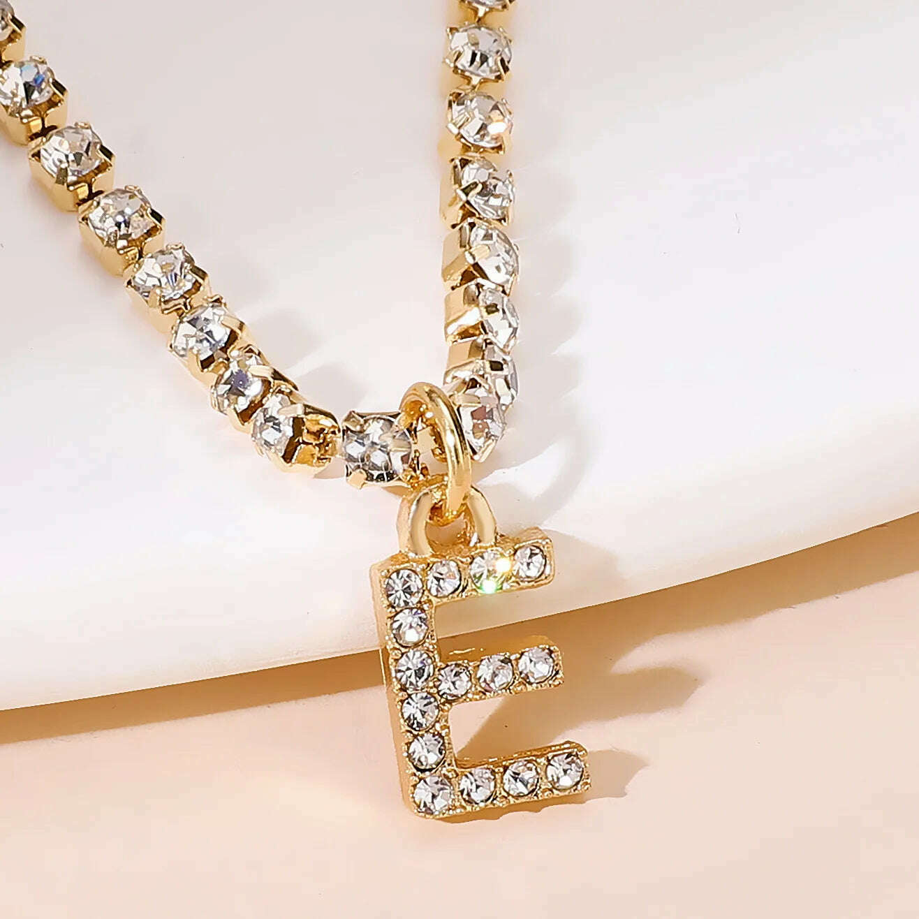 Bohemia Vintage Rhinestone 26 Letter Anklet For Women Summer Beach Initial Ankle Bracelet On the Leg Foot Jewelry Birthday Gifts - KIMLUD