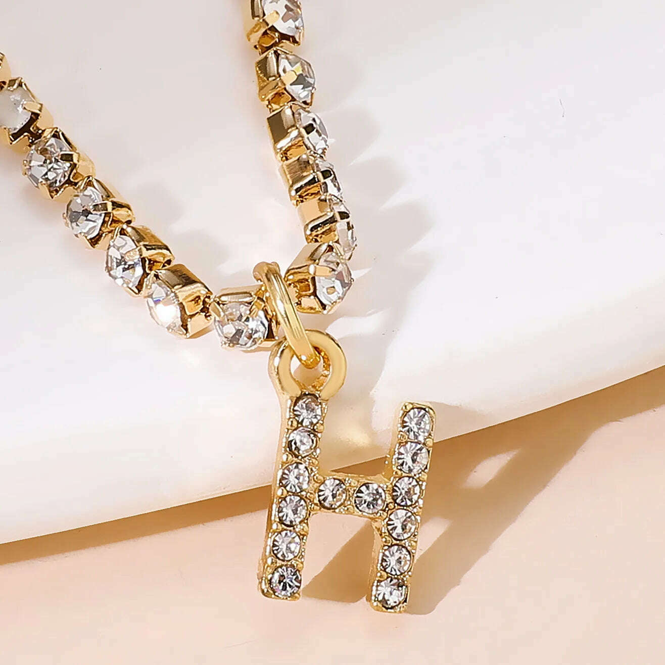 Bohemia Vintage Rhinestone 26 Letter Anklet For Women Summer Beach Initial Ankle Bracelet On the Leg Foot Jewelry Birthday Gifts - KIMLUD