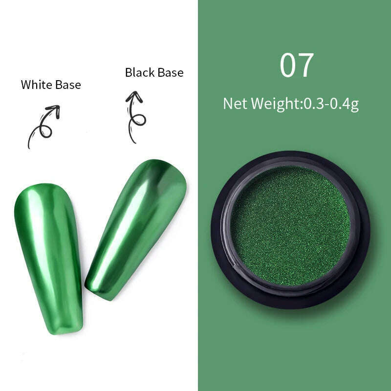 Born Pretty 10ml Magical MIRROR UV Gel Varnish Top Coat Semi-Permanent Nail Polishes Moonlight Mirror NailsFine Glitter Powder - KIMLUD