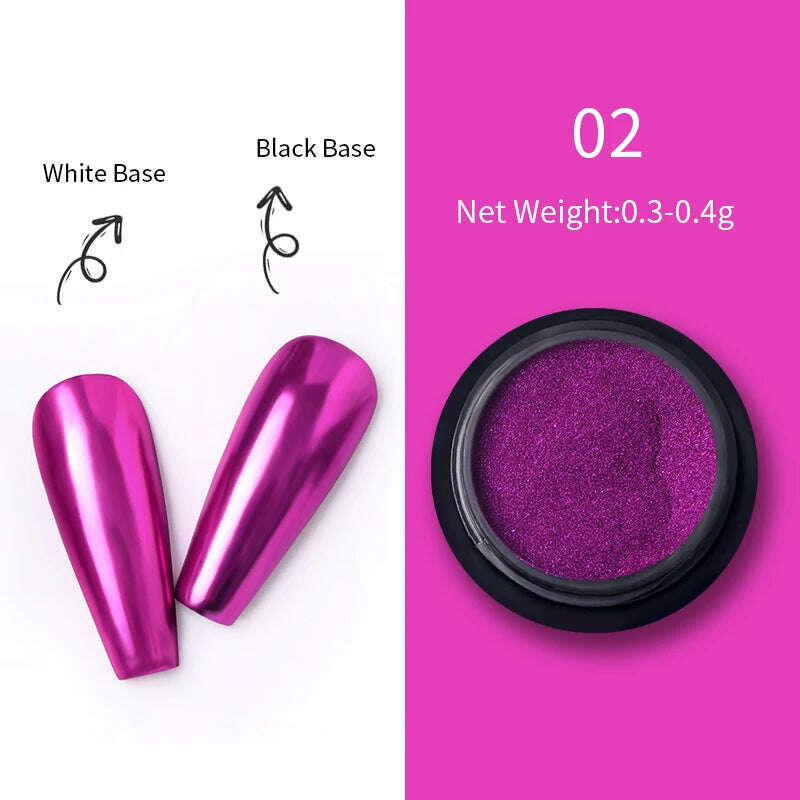 Born Pretty 10ml Magical MIRROR UV Gel Varnish Top Coat Semi-Permanent Nail Polishes Moonlight Mirror NailsFine Glitter Powder - KIMLUD