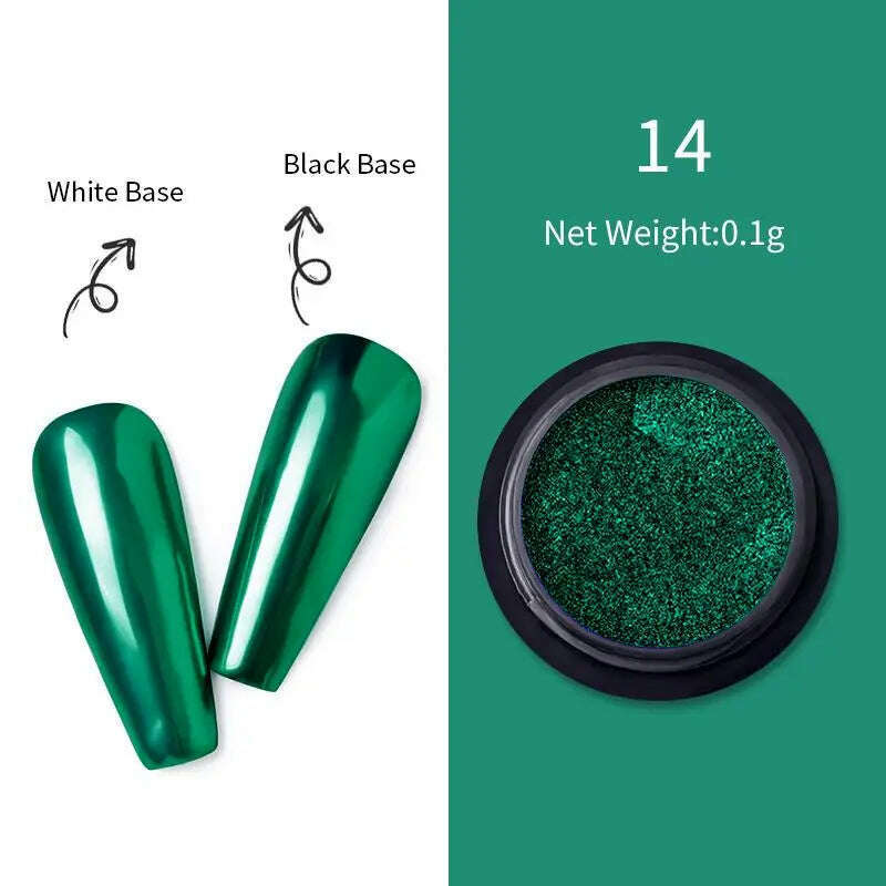 Born Pretty 10ml Magical MIRROR UV Gel Varnish Top Coat Semi-Permanent Nail Polishes Moonlight Mirror NailsFine Glitter Powder - KIMLUD