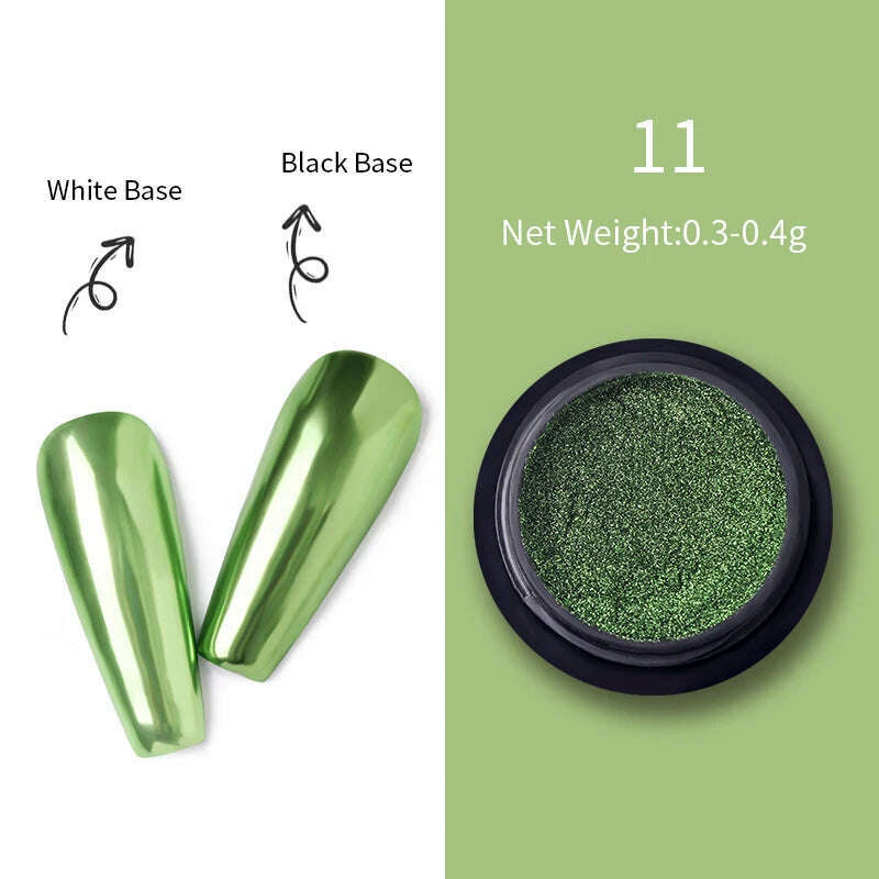 Born Pretty 10ml Magical MIRROR UV Gel Varnish Top Coat Semi-Permanent Nail Polishes Moonlight Mirror NailsFine Glitter Powder - KIMLUD