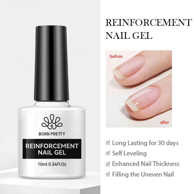 BORN PRETTY Super Shine Cat Magnetic Gel Nail Polish Sparking Shiny Varnish UV Gel For Nail Art Design Magnetic Manicure - KIMLUD