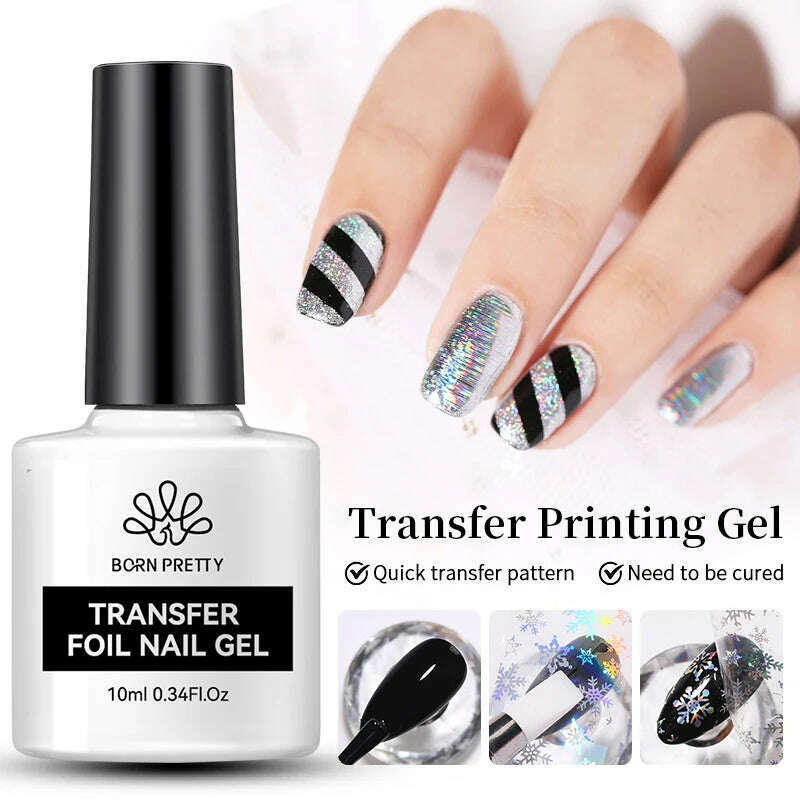 BORN PRETTY Super Shine Cat Magnetic Gel Nail Polish Sparking Shiny Varnish UV Gel For Nail Art Design Magnetic Manicure - KIMLUD
