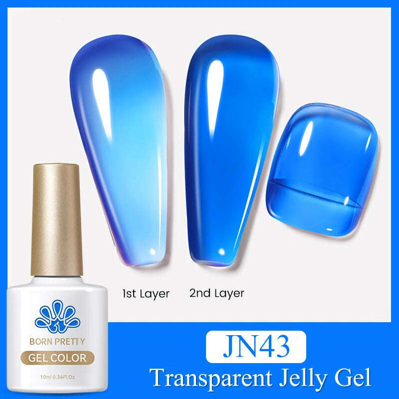 BORN PRETTY Super Shine Cat Magnetic Gel Nail Polish Sparking Shiny Varnish UV Gel For Nail Art Design Magnetic Manicure - KIMLUD