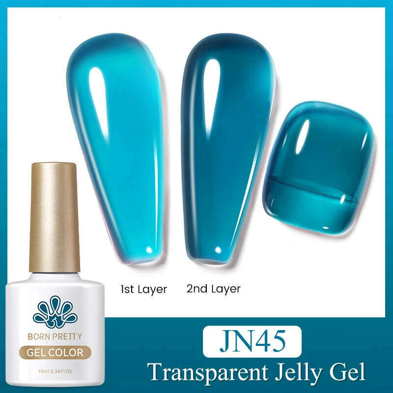 BORN PRETTY Super Shine Cat Magnetic Gel Nail Polish Sparking Shiny Varnish UV Gel For Nail Art Design Magnetic Manicure - KIMLUD