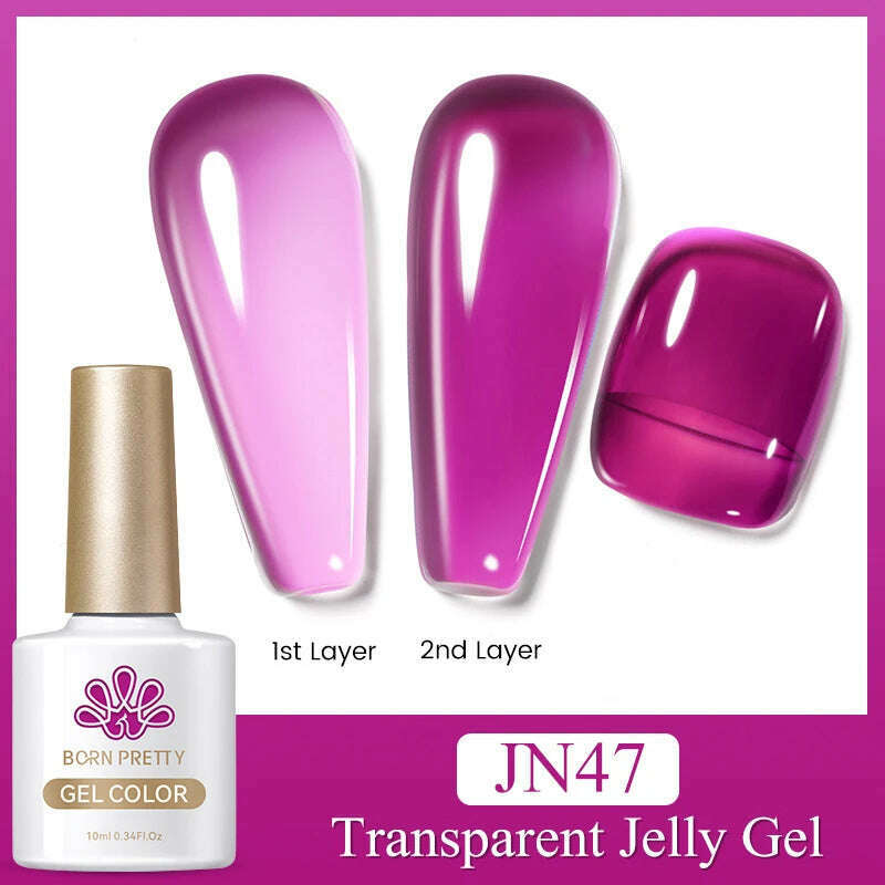 BORN PRETTY Super Shine Cat Magnetic Gel Nail Polish Sparking Shiny Varnish UV Gel For Nail Art Design Magnetic Manicure - KIMLUD
