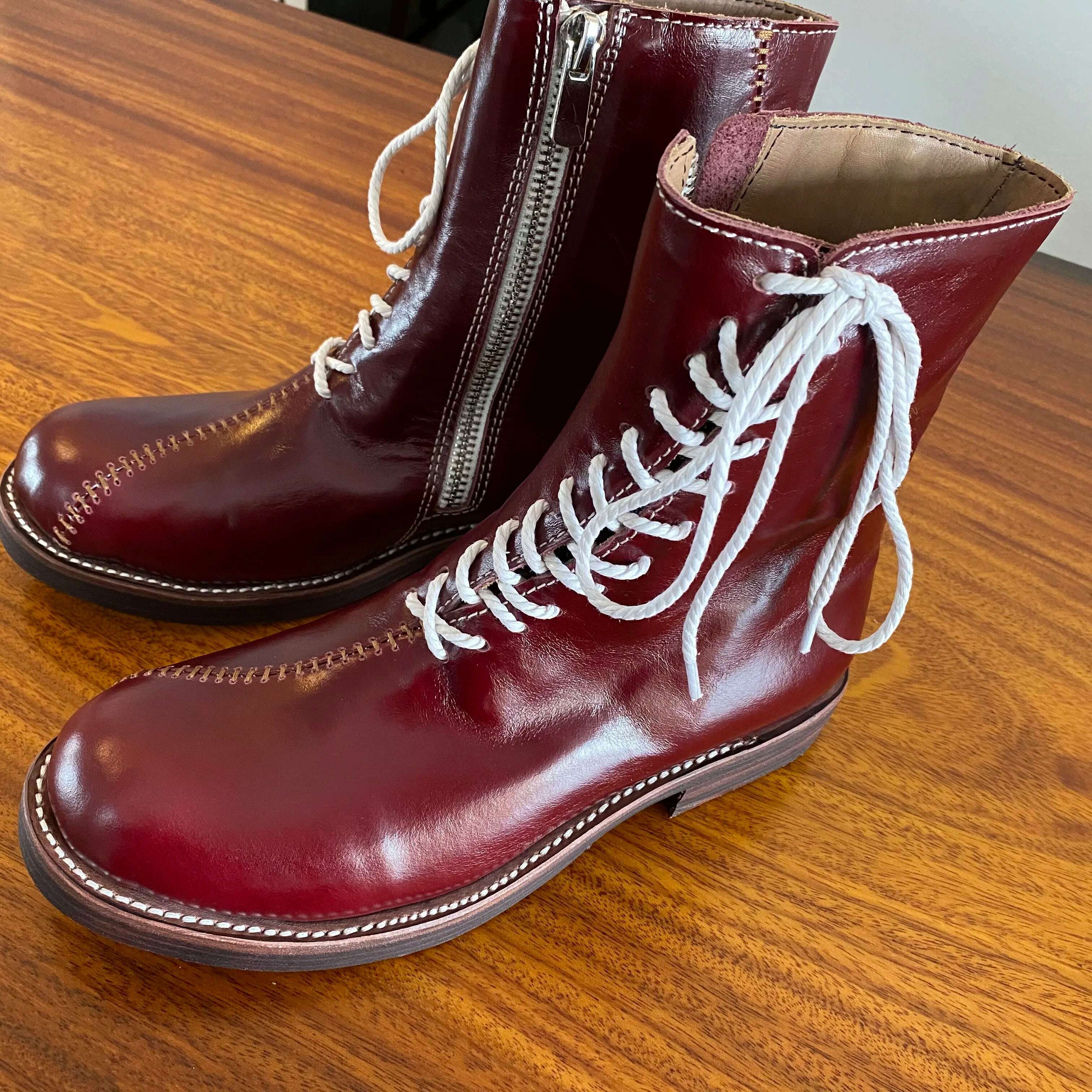 KIMLUD, BS03 Size 38-49 Custom Made For Any Color &amp; Leather Super Quality Genuine Handmade Goodyear American Work Boots, KIMLUD Womens Clothes