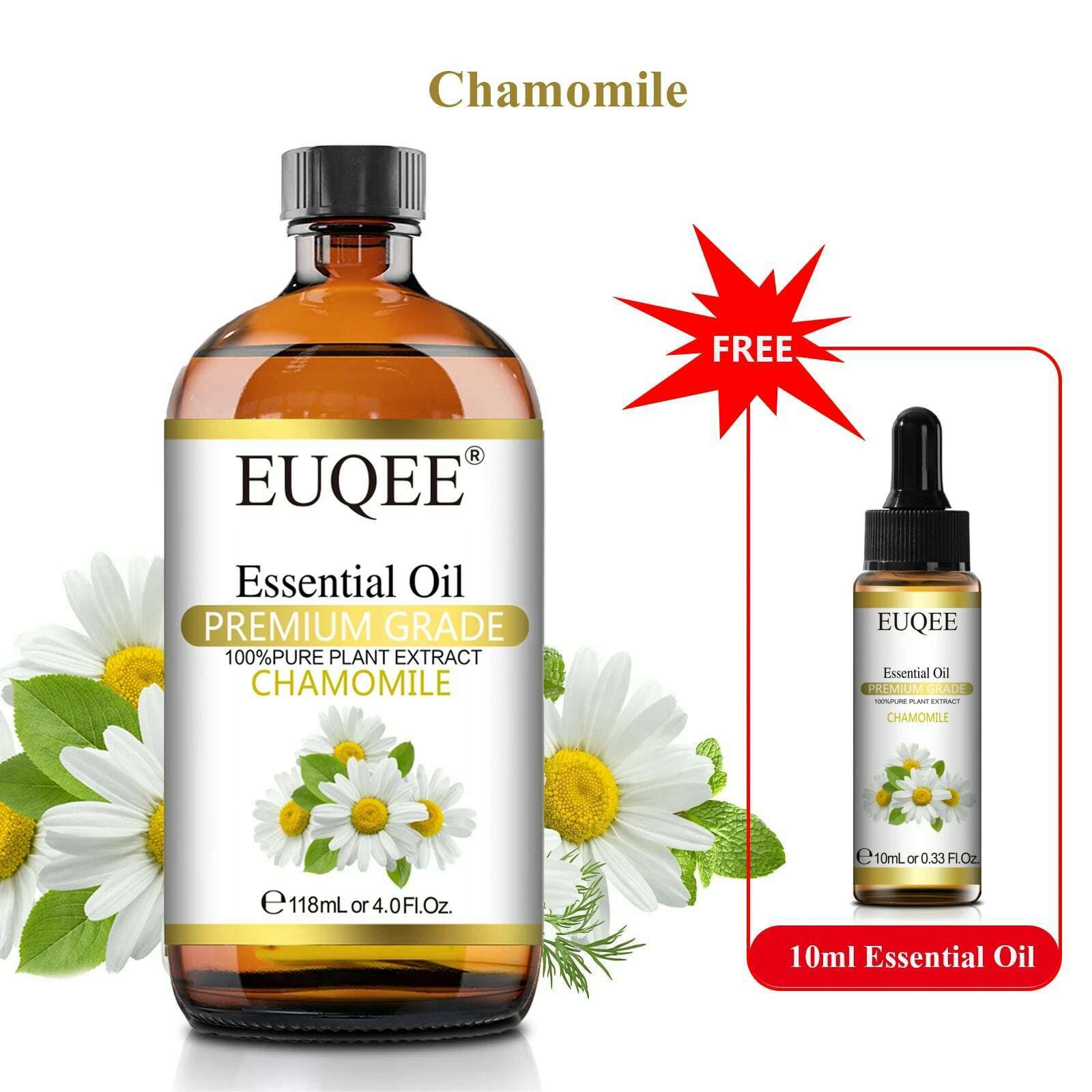 Buy 118ml Essential Oil Get 10ml Free 100% Pure and Natural Essential Oil with Dropper for Aromatherapy Diffuser Massage DIY - KIMLUD