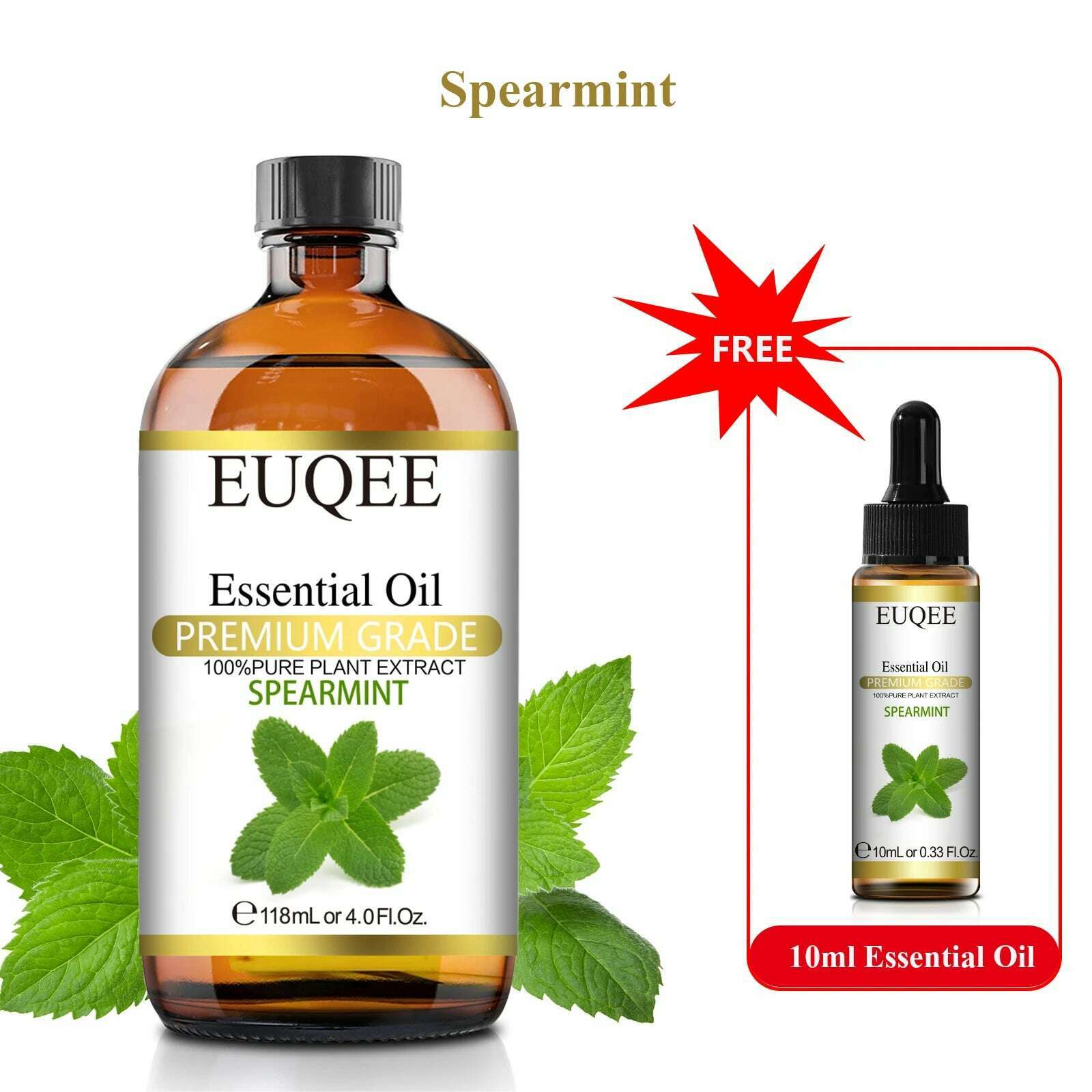 Buy 118ml Essential Oil Get 10ml Free 100% Pure and Natural Essential Oil with Dropper for Aromatherapy Diffuser Massage DIY - KIMLUD