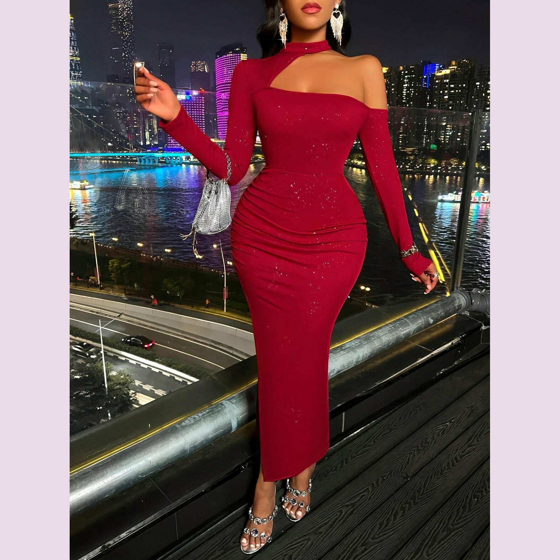solid-one-shoulder-cut-out-dress-sexy-long-sleeve-slit-bodycon-dress-womens-clothingkimlud-womens-fashion-34625931