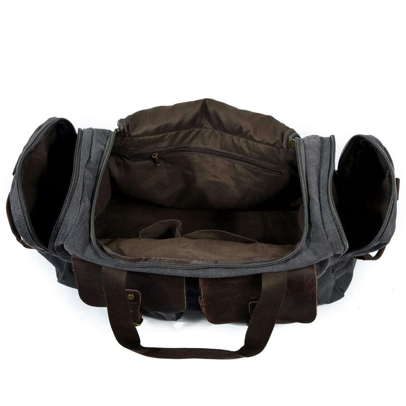 KIMLUD, Canvas bag large capacity for men's handbags leisure wear one shoulder aslant luggage, KIMLUD Womens Clothes