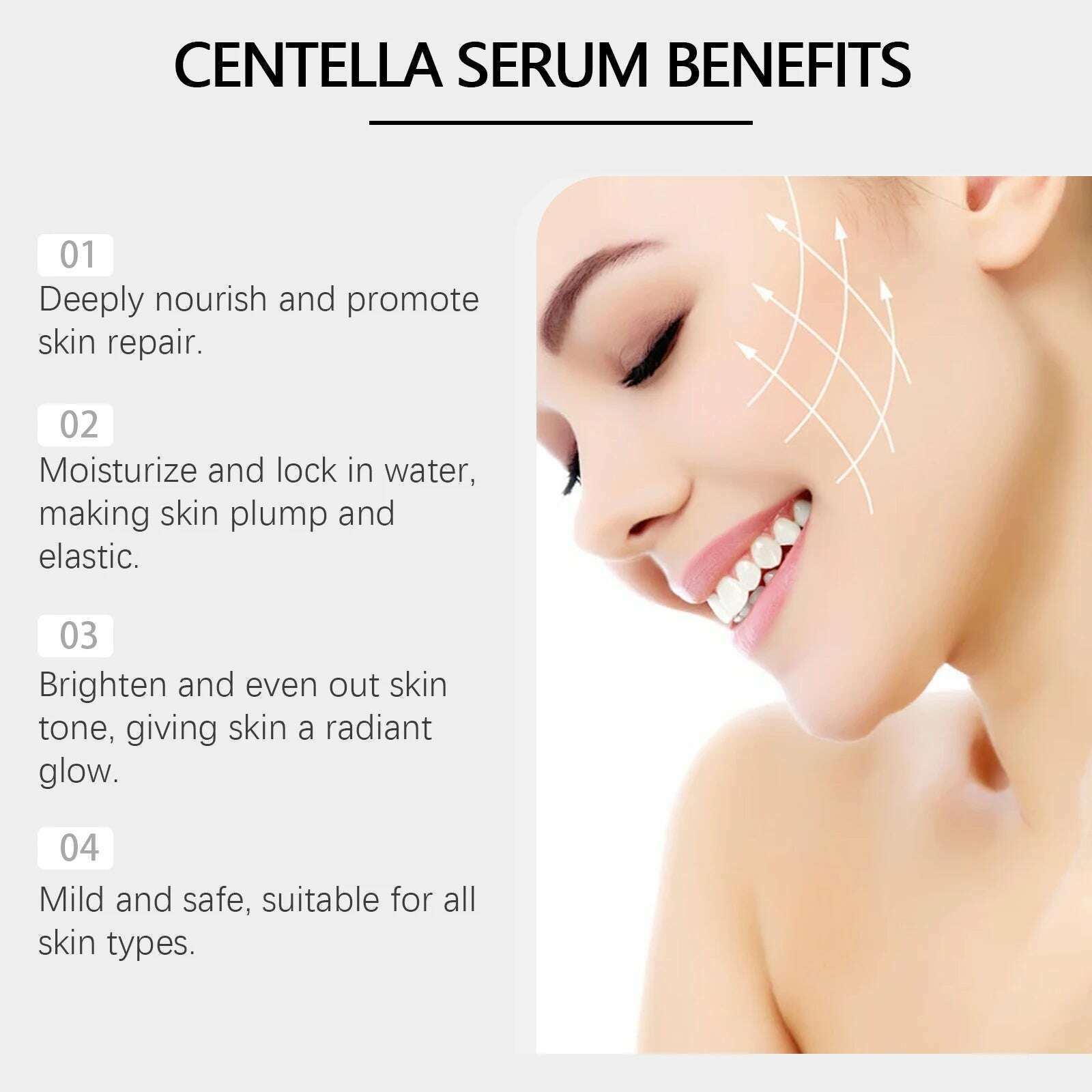 KIMLUD, Centella Serum Rejuvenating Brightening Facial Skin Pores Repair Redness Moisturizing Calming Essence Korean Skin Care Products, KIMLUD Womens Clothes