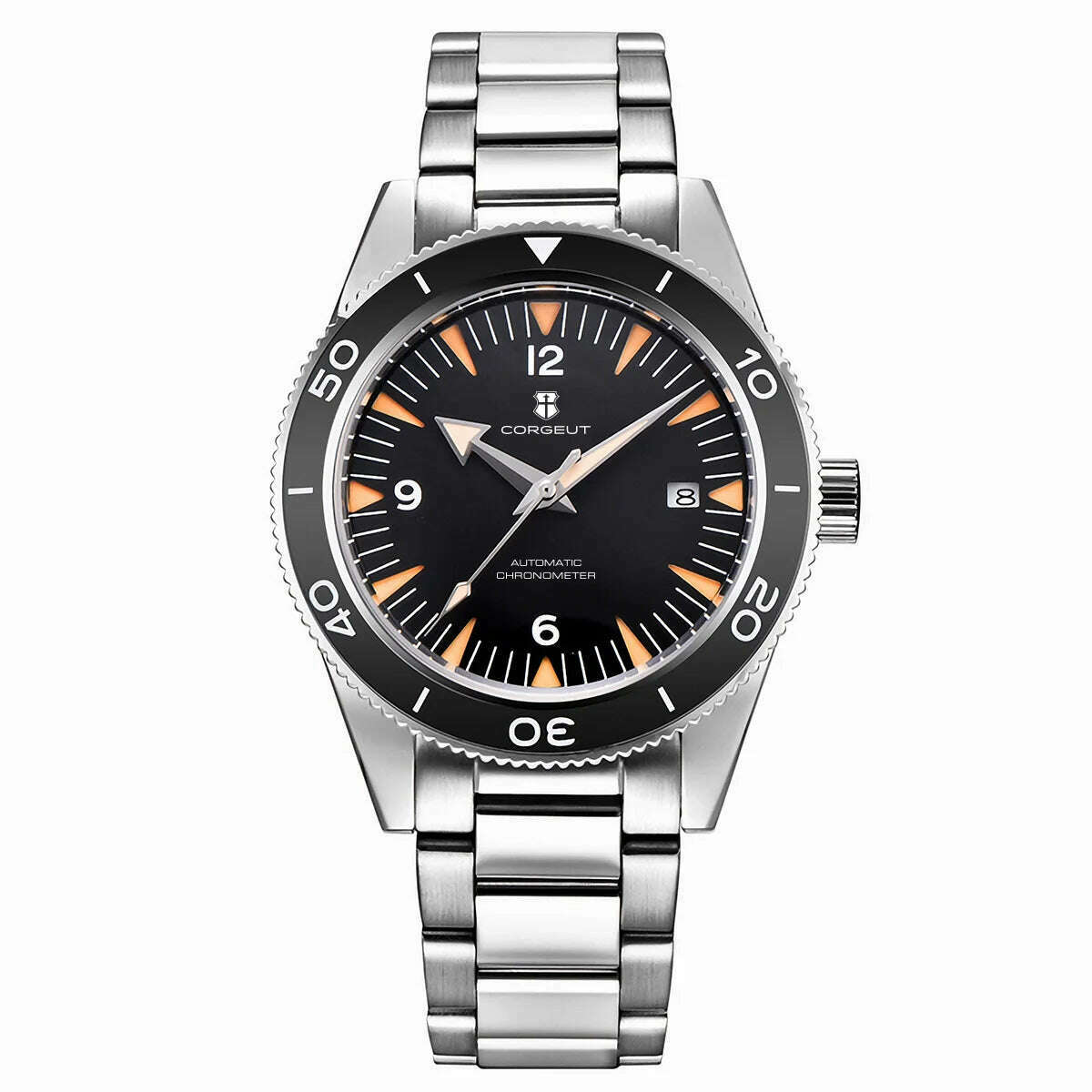 KIMLUD, Ceramic Bezel 100 Waterproof Luxury Corgeut Watch Men 41mm Sapphire Mechanical Clock Diver Miyota Automatic Wristwatch, 2, KIMLUD APPAREL - Womens Clothes
