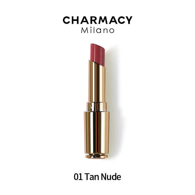 KIMLUD, CHARMACY 8 Colors Nude Moisturize Lipstick Luxury Natural High Quality Velvet Lipstick Korean Cosmetic Makeup for Lip Women, 01 Tan Nude / CHINA / Full Size, KIMLUD Women's Clothes
