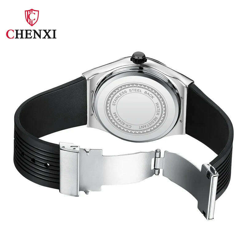 CHENXI 82442 Men's Quartz Watch Casual Unique Sport Watches Brand World Map Military Waterproof Male Wrist Watches Clock Gift - KIMLUD
